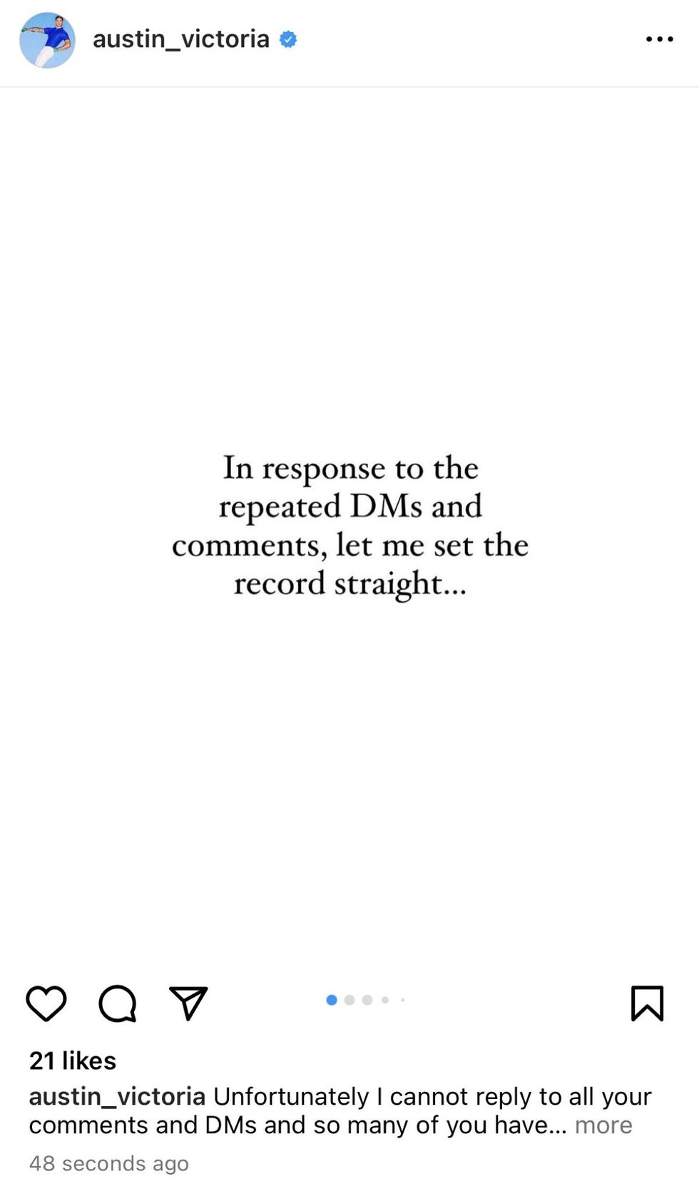 Austin Victoria via Instagram
