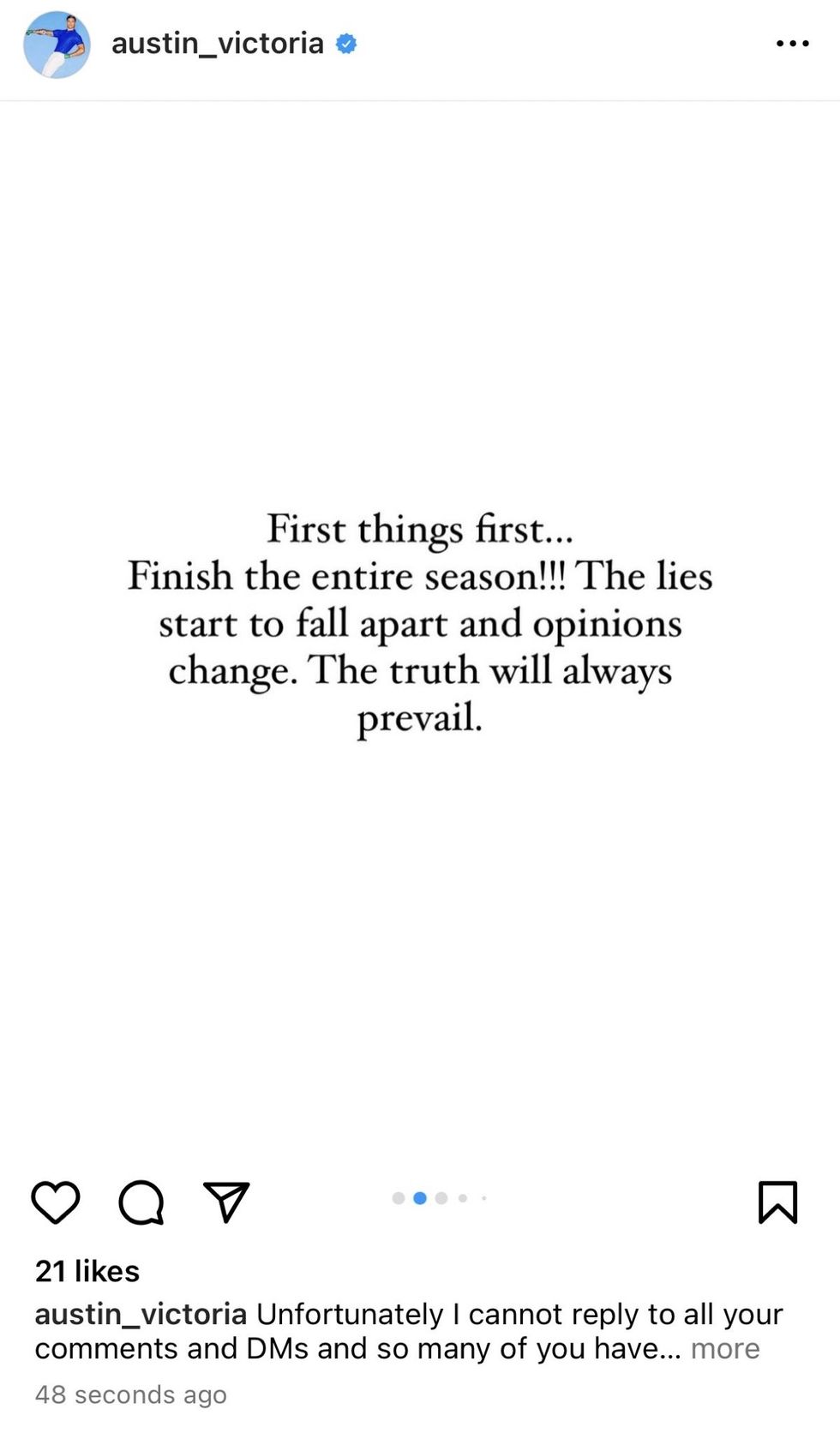 Austin Victoria via Instagram