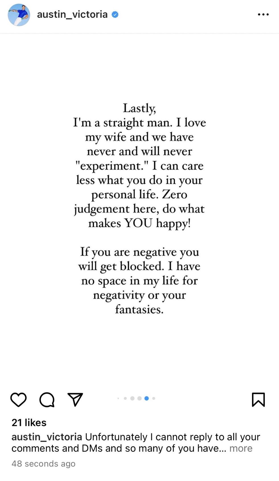 Austin Victoria via Instagram