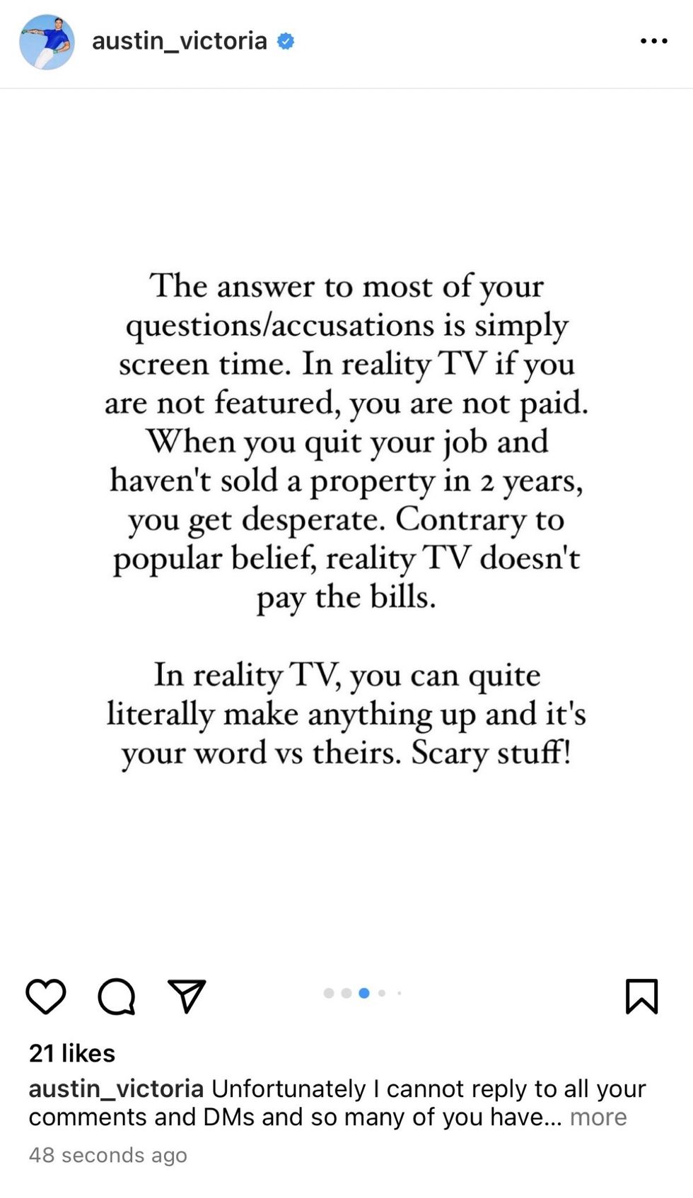 Austin Victoria via Instagram