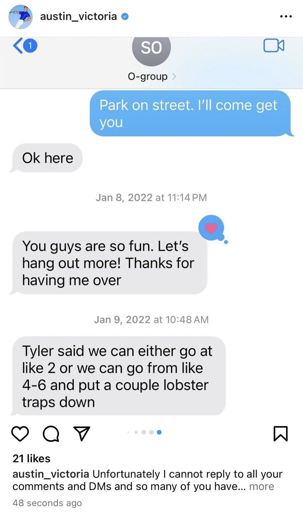 Austin Victoria via Instagram