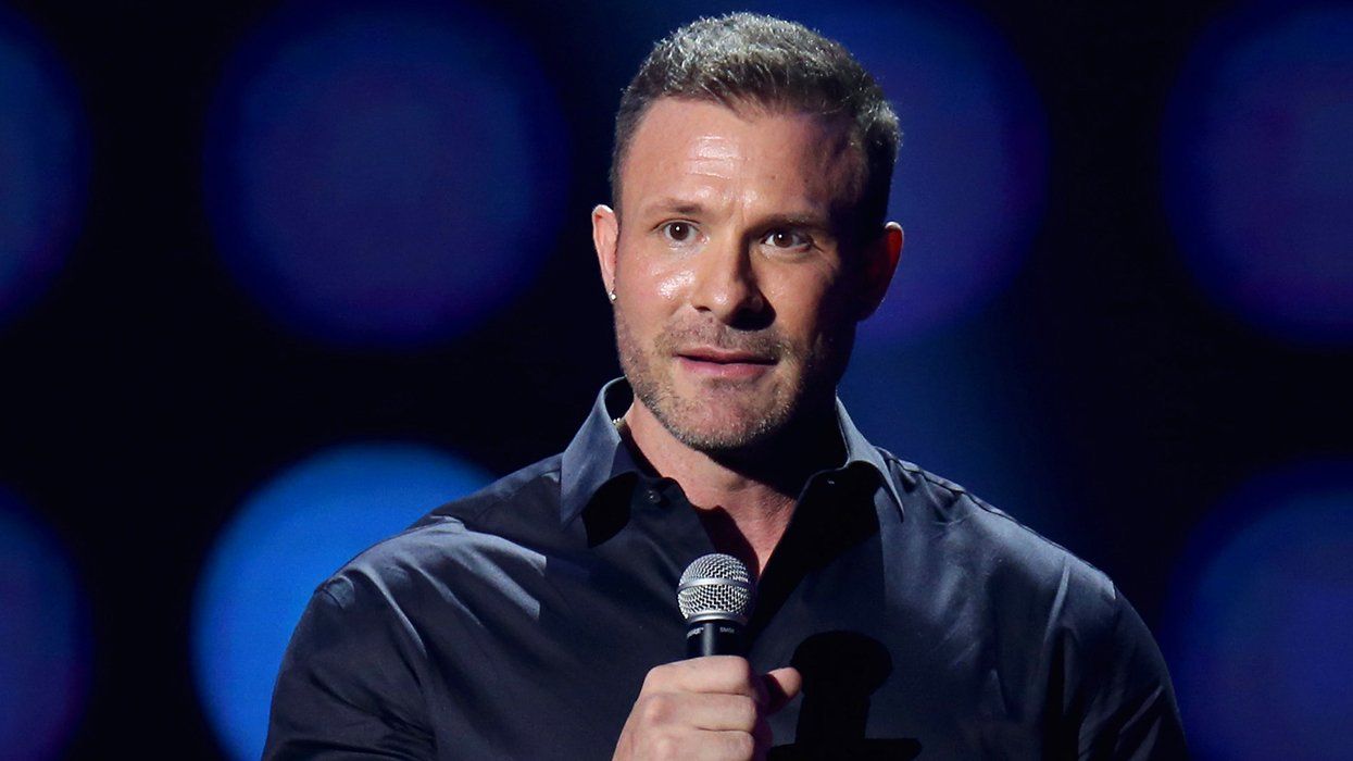 Austin Wolf speaks during the 2023 GayVN Awards show at Resorts World Las Vegas on January 05, 2023 in Las Vegas, Nevada.