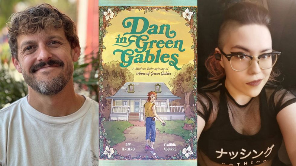 author Rey Terciero book cover Dan in Green Gables illustrator Claudia Aguirre