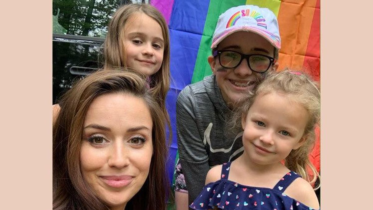 Ava Mackin is getting business to hang rainbow flags in honor of Pride.