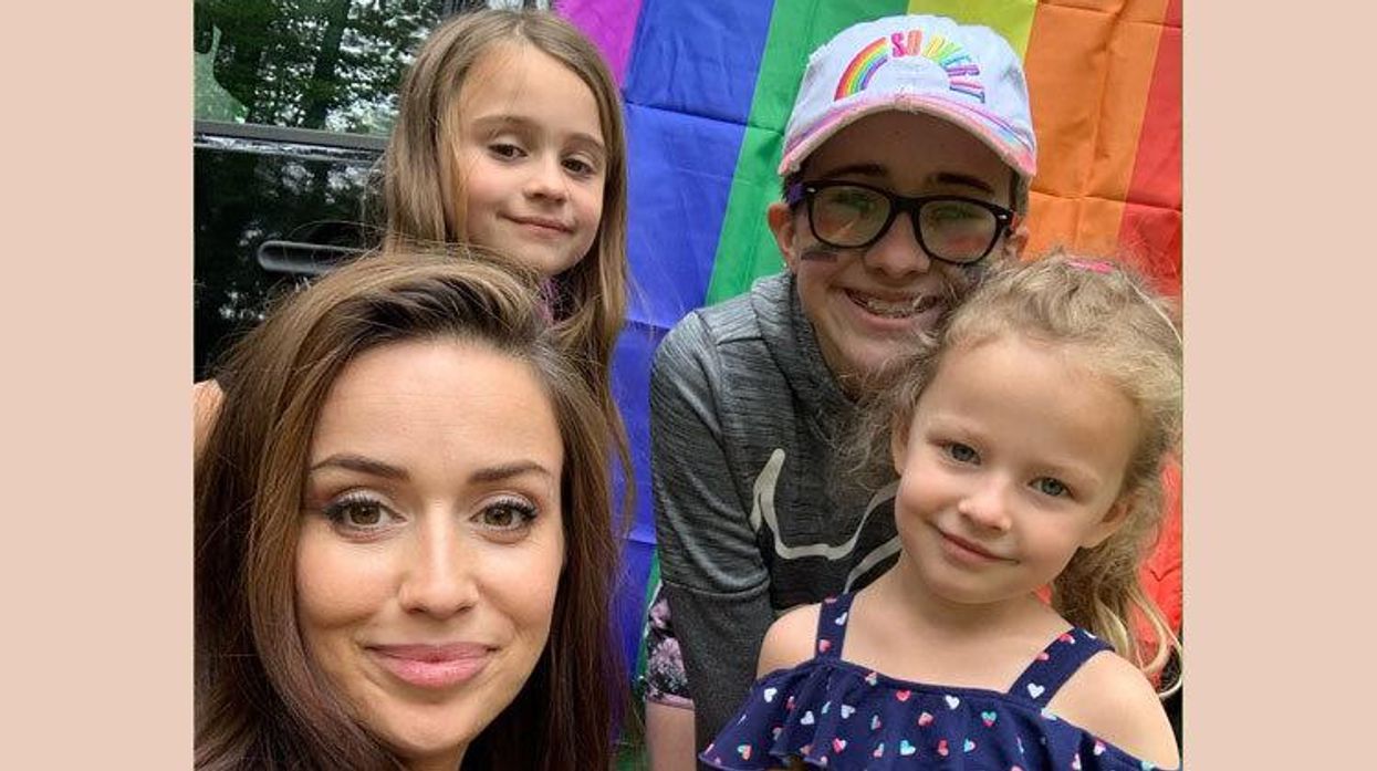 Ava Mackin is getting business to hang rainbow flags in honor of Pride.