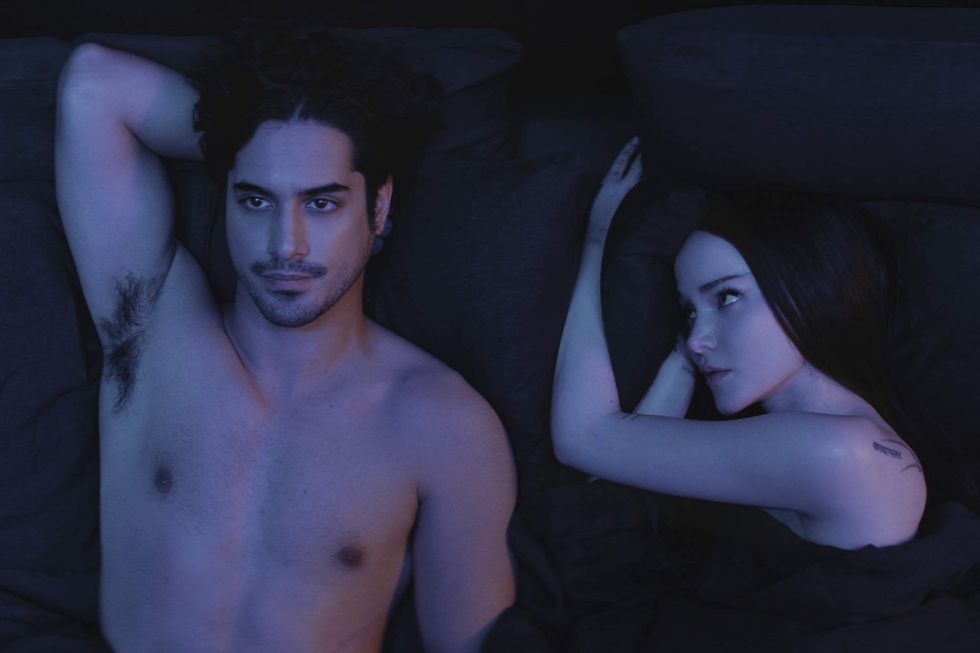 Avan Jogia and Dove Cameron in 56 Days.