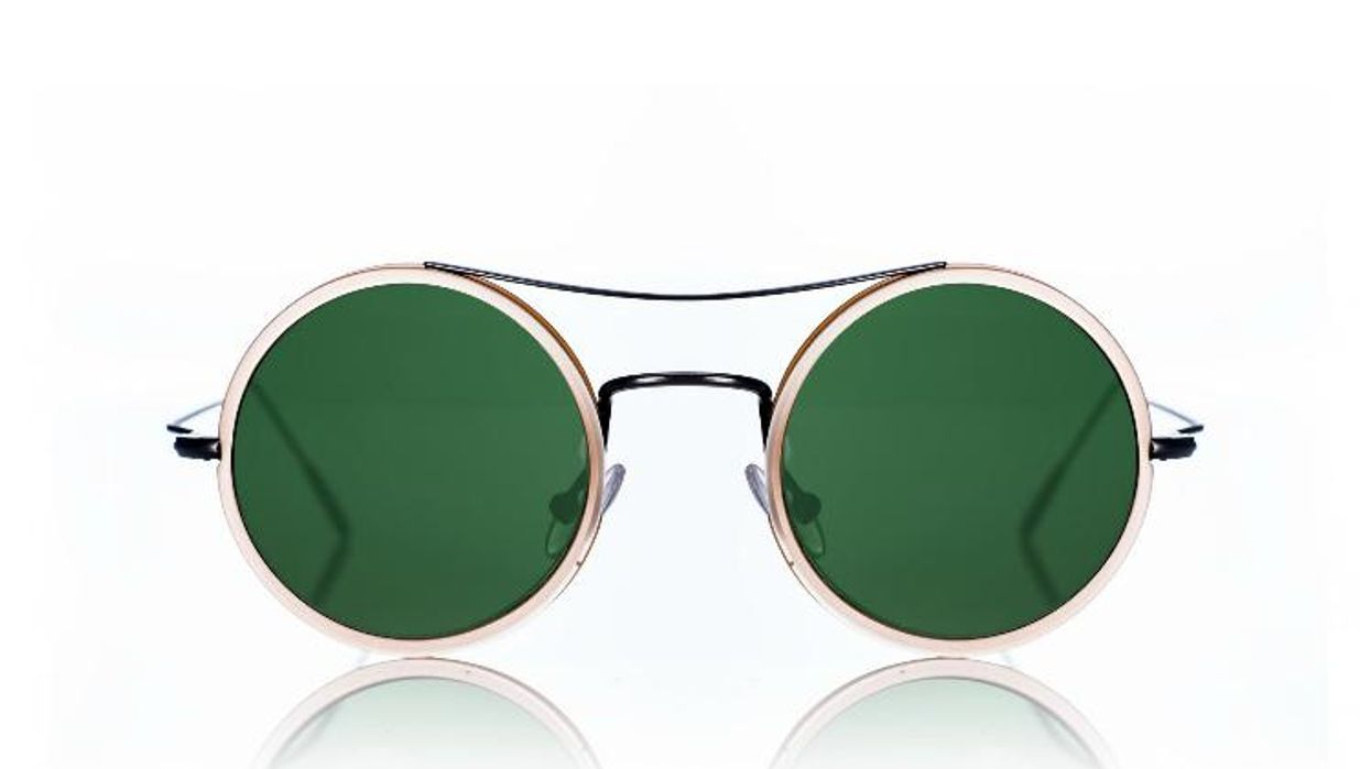 Avner round RVS eyewear