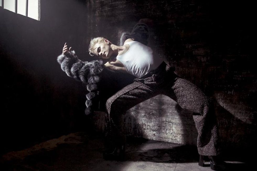 Baby Yors Is a High-Glam Prisoner on the Set of 'Bad Influence'