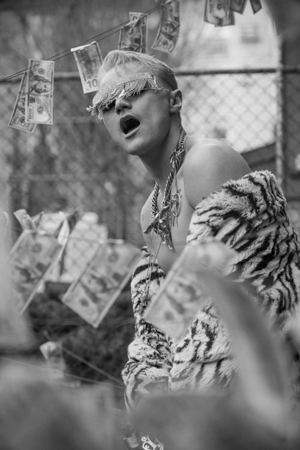 Baby Yors Is a High-Glam Prisoner on the Set of 'Bad Influence'