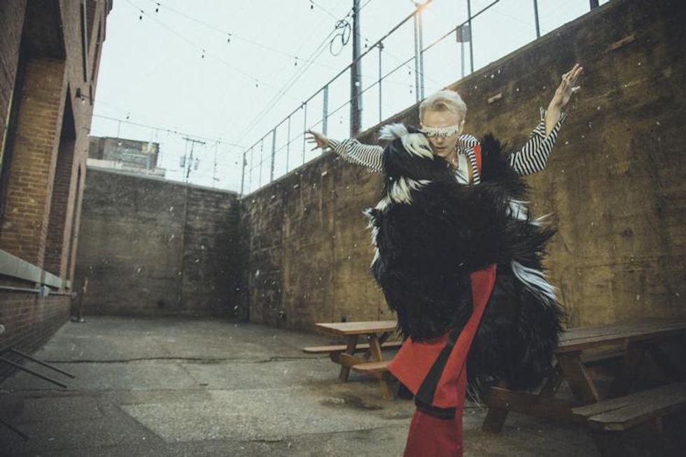 Baby Yors Is a High-Glam Prisoner on the Set of 'Bad Influence'