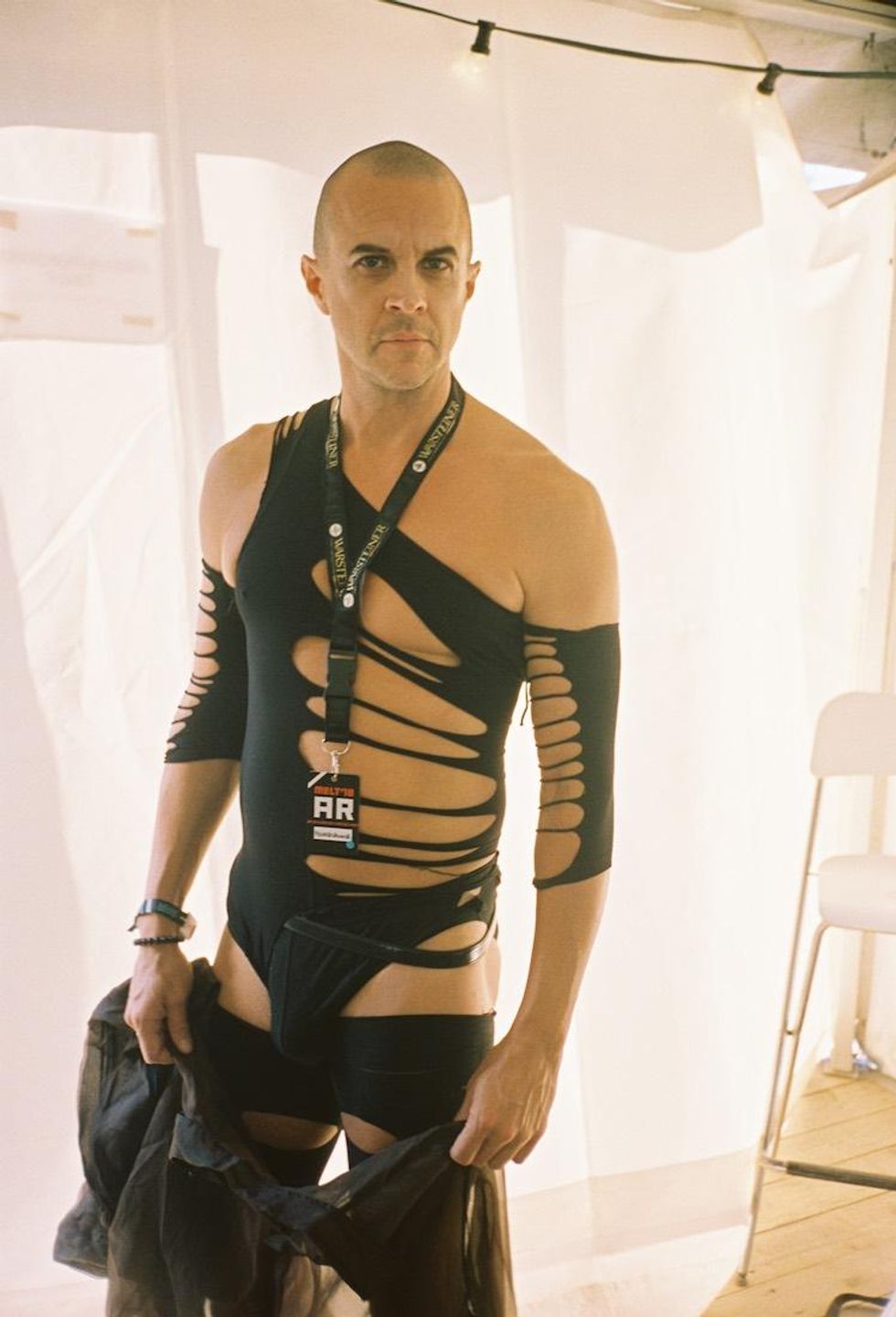 Backstage At Fischerspooner's Sizzling Melt Festival Show in Germany