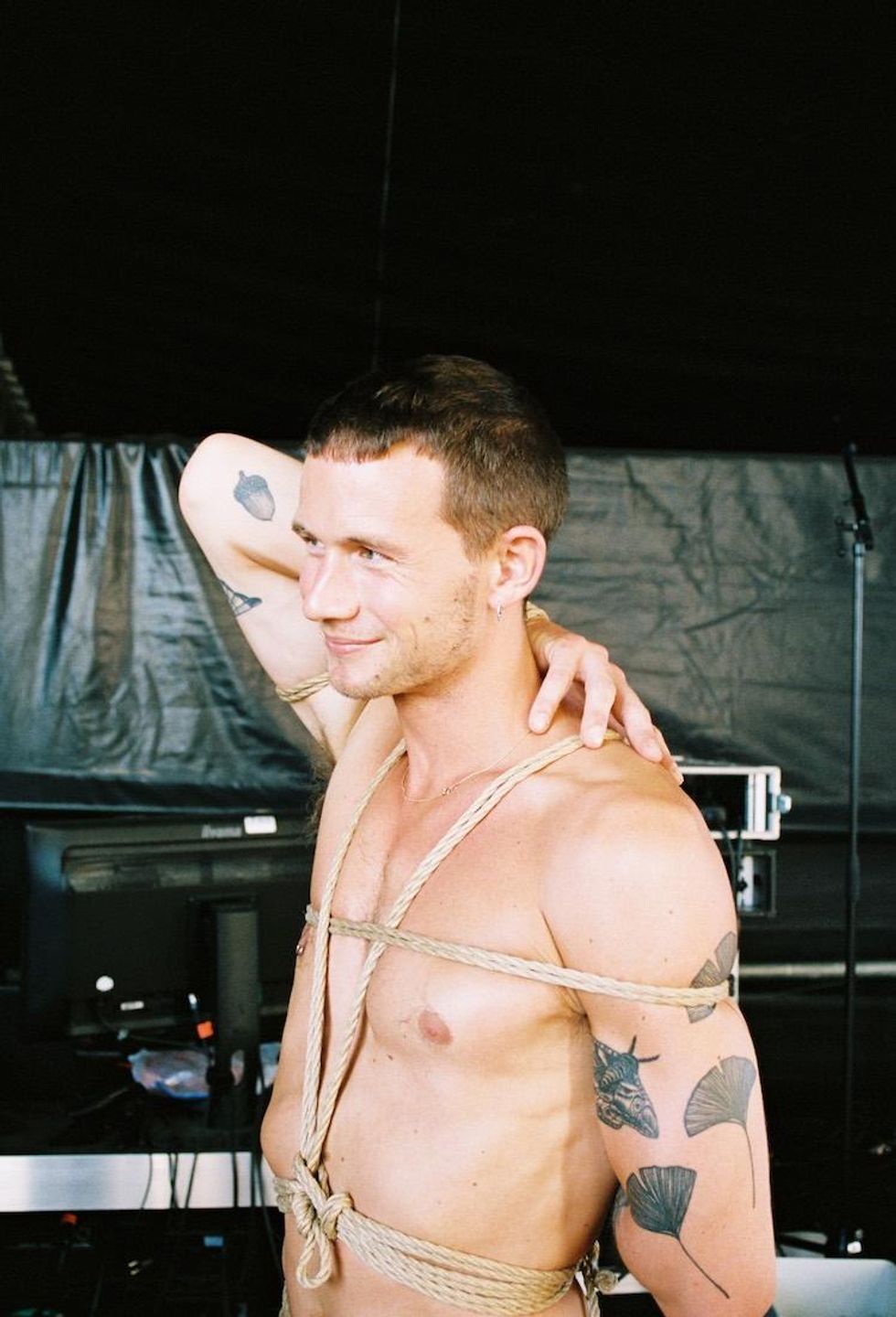 Backstage At Fischerspooner's Sizzling Melt Festival Show in Germany