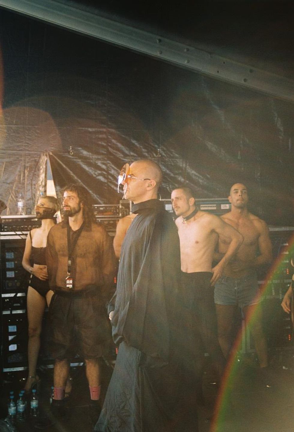 Backstage At Fischerspooner's Sizzling Melt Festival Show in Germany