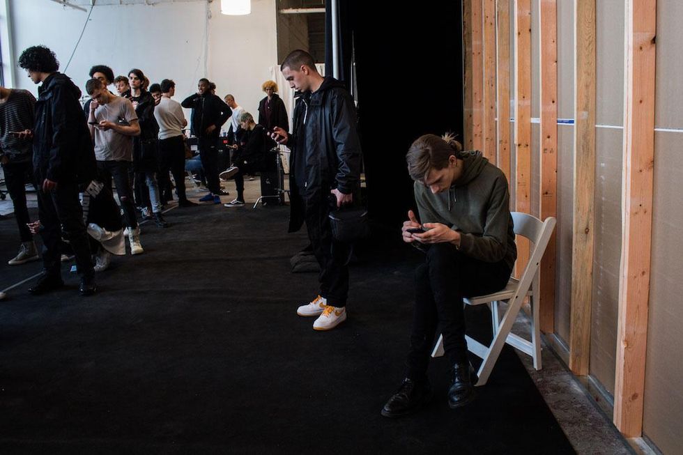 Backstage at John Elliott Fall '17