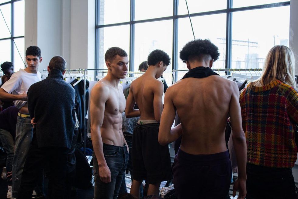 Backstage at John Elliott Fall '17
