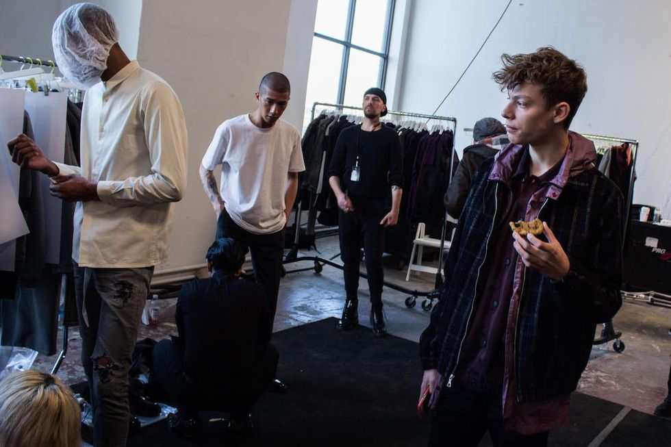 Backstage at John Elliott Fall '17