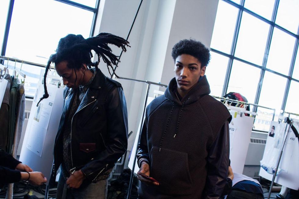 Backstage at John Elliott Fall '17