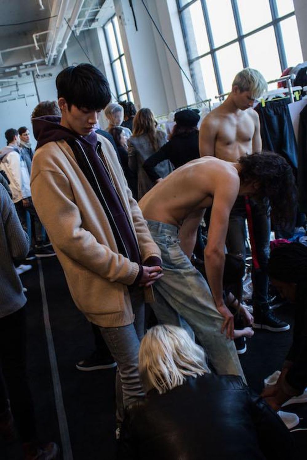 Backstage at John Elliott Fall '17
