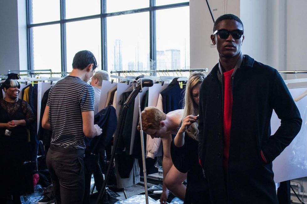 Backstage at John Elliott Fall '17