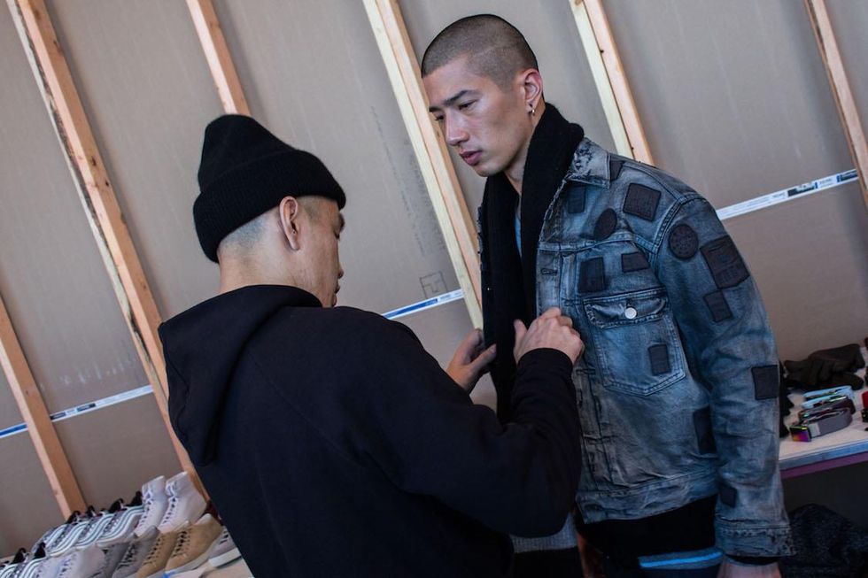 Backstage at John Elliott Fall '17