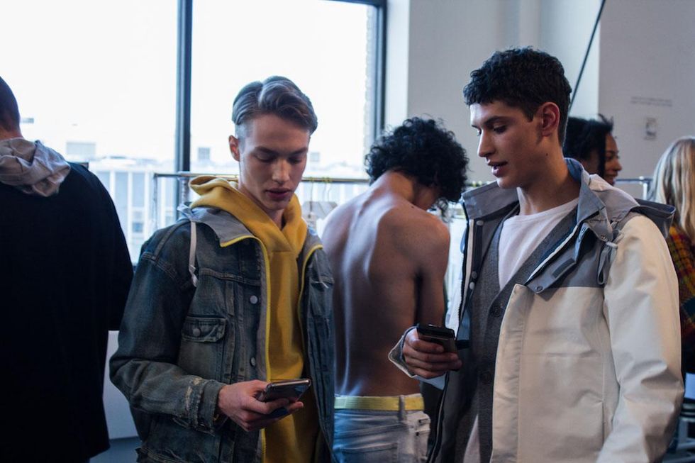 Backstage at John Elliott Fall '17