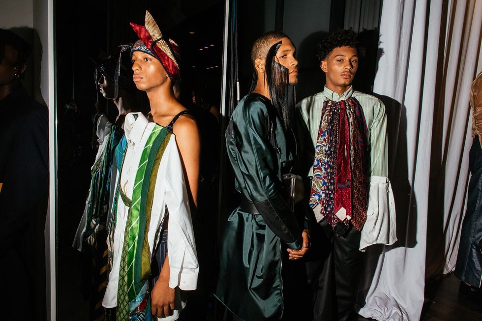 Backstage at LUAR Spring '18