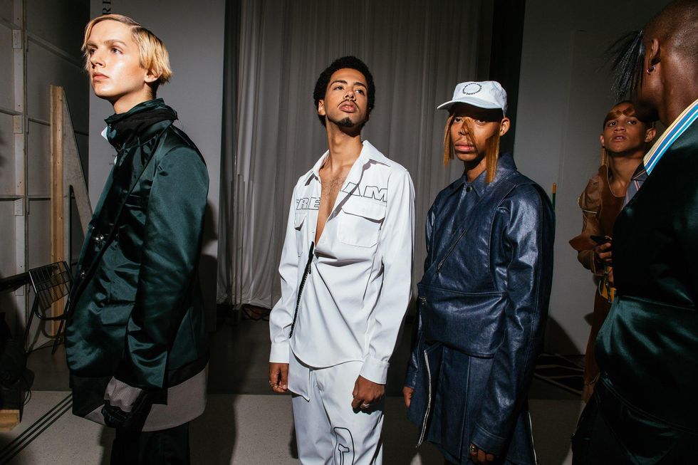 Backstage at LUAR Spring '18