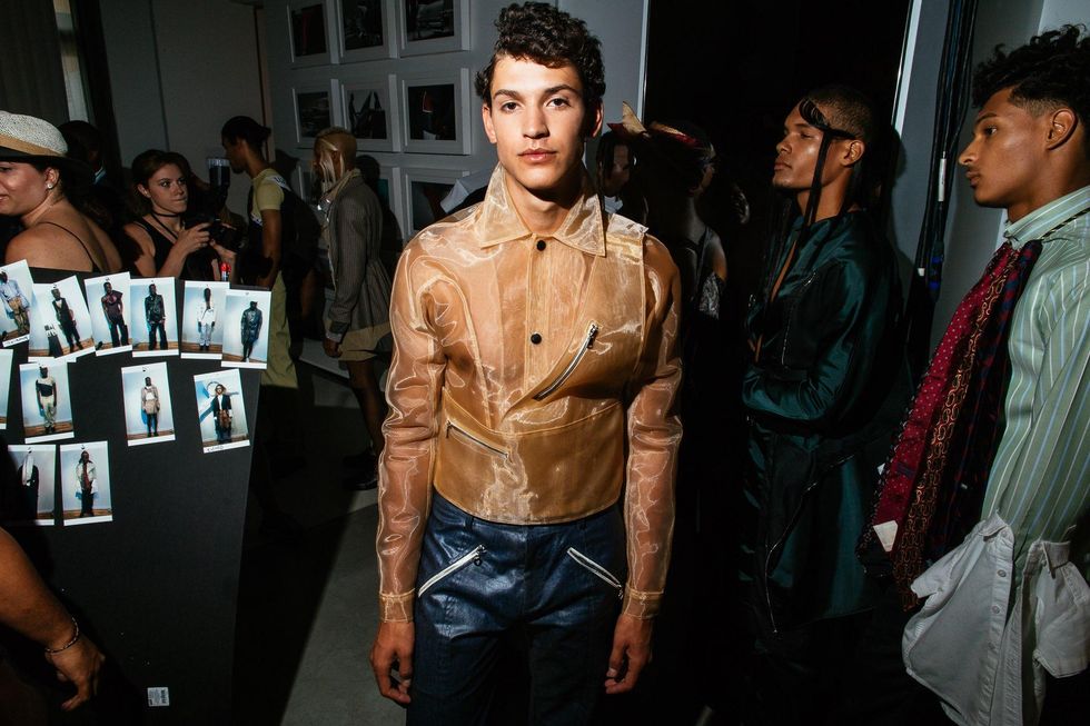 Backstage at LUAR Spring '18