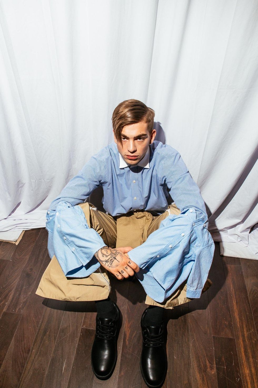 Backstage at LUAR Spring '18