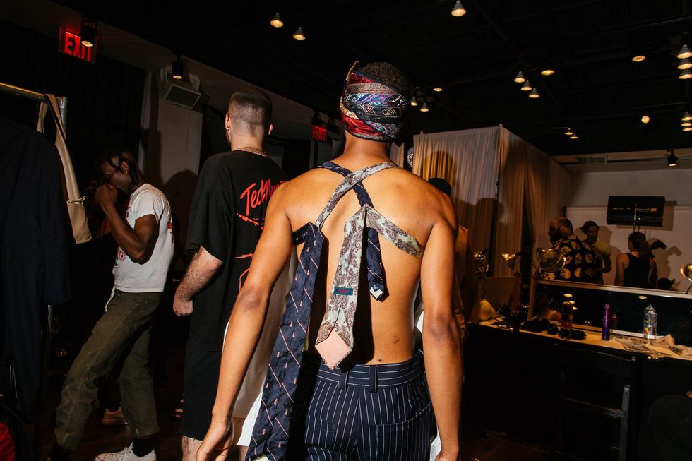 Backstage at LUAR Spring '18