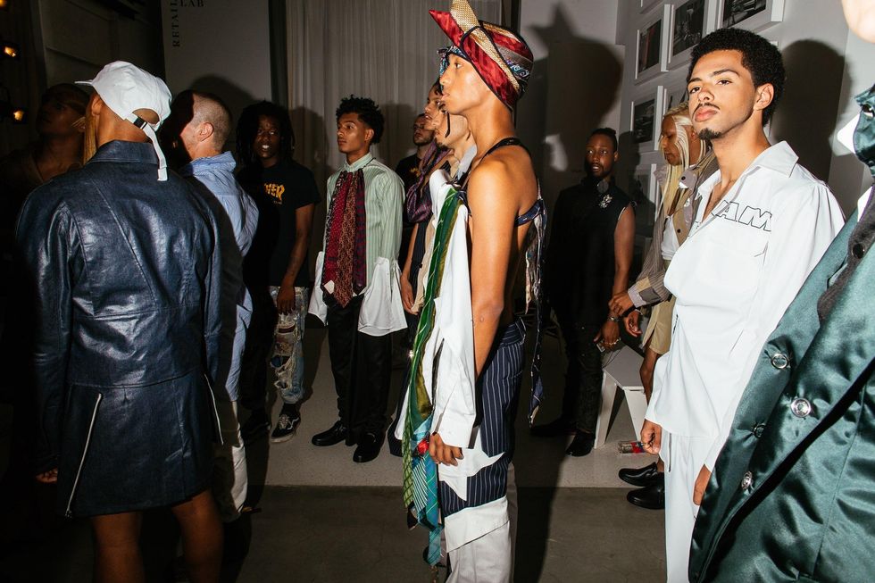 Backstage at LUAR Spring '18