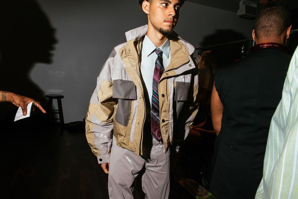 Backstage at LUAR Spring '18