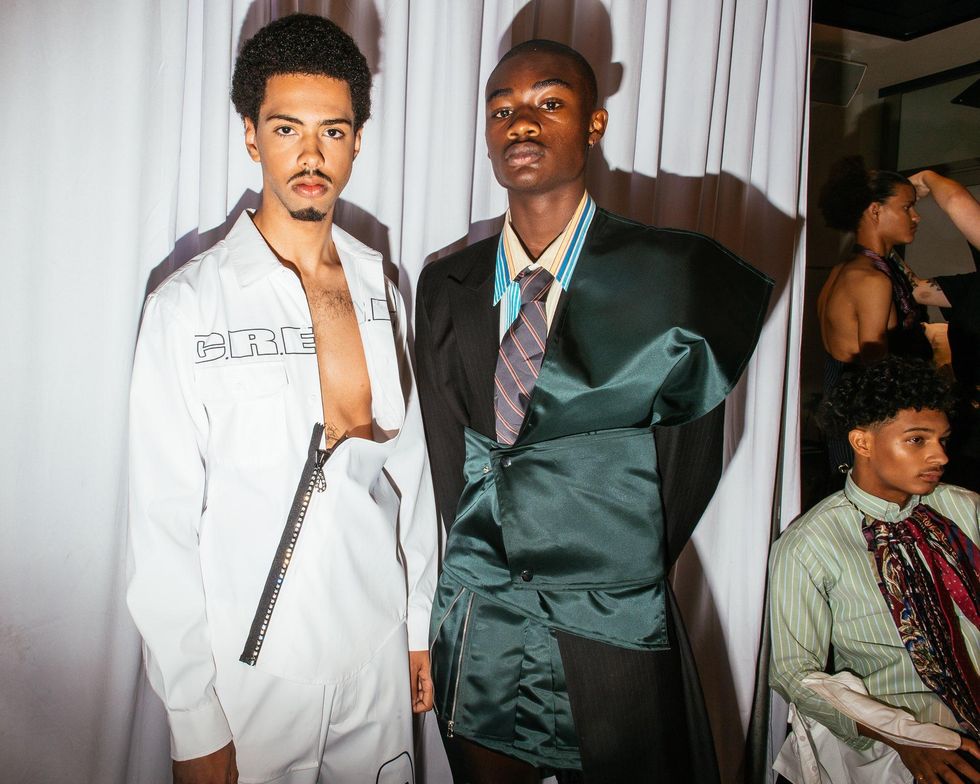 Backstage at LUAR Spring '18