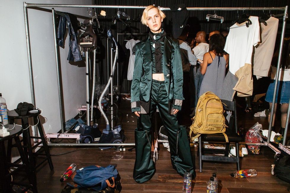Backstage at LUAR Spring '18
