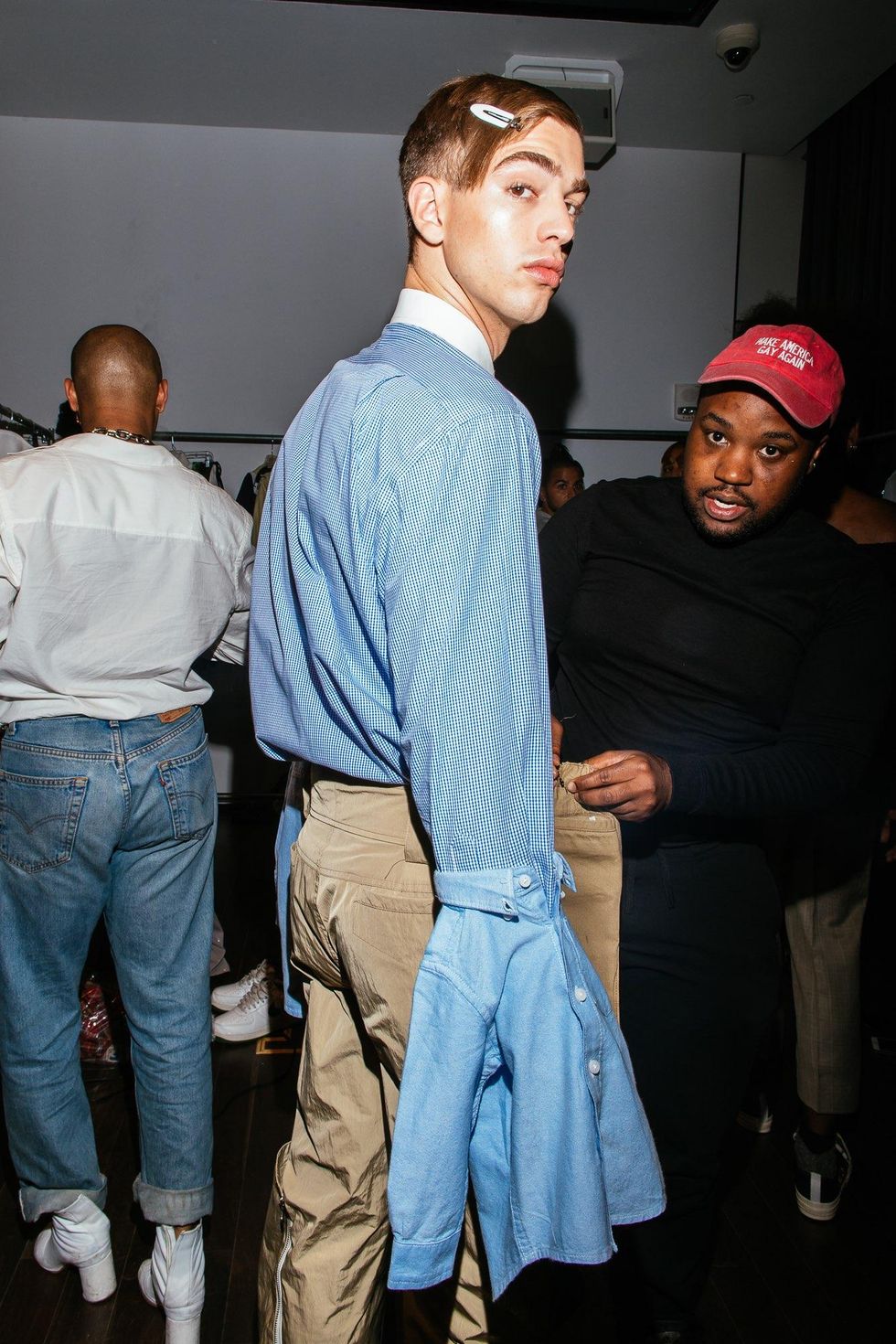 Backstage at LUAR Spring '18