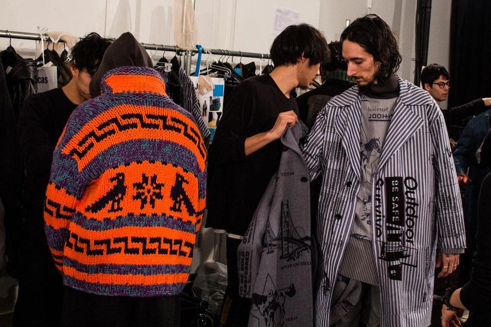 Backstage at N. Hoolywood Fall '17