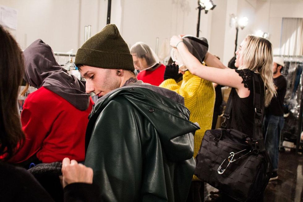 Backstage at N. Hoolywood Fall '17