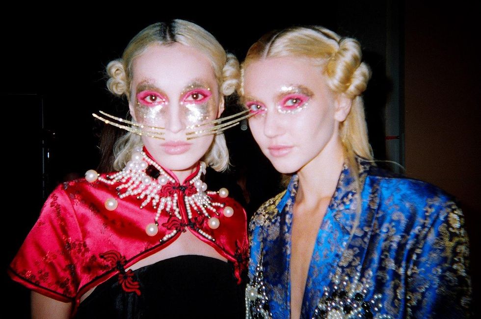 Backstage at Namilia Spring '18