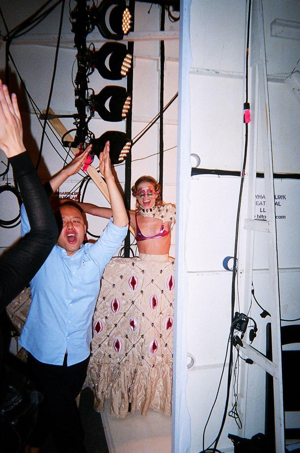 Backstage at Namilia Spring '18