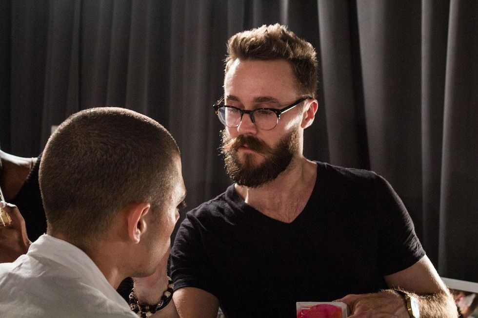 Backstage at Ovadia & Sons Fall '17