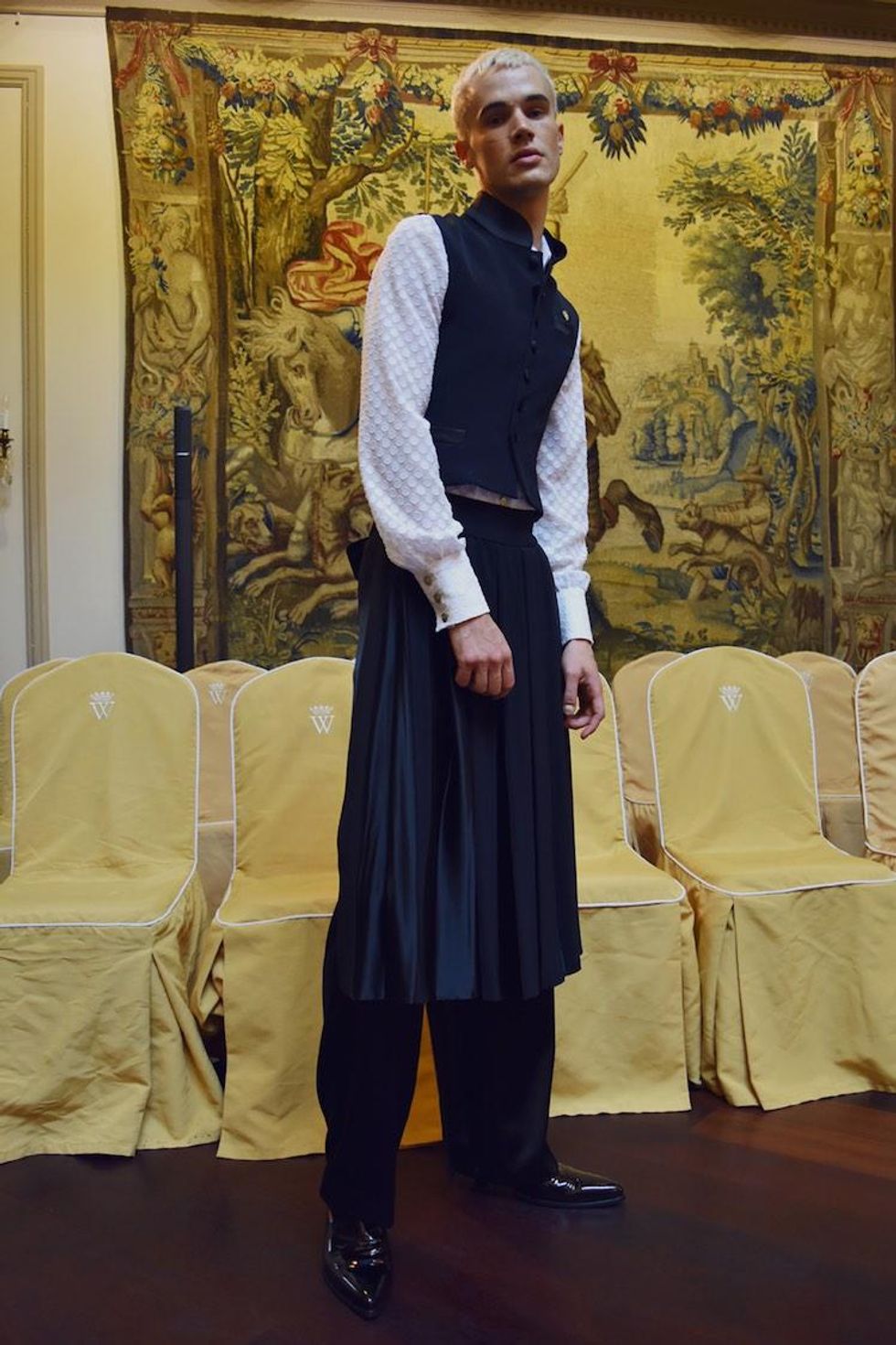 Backstage at Palomo Spain Spring '18