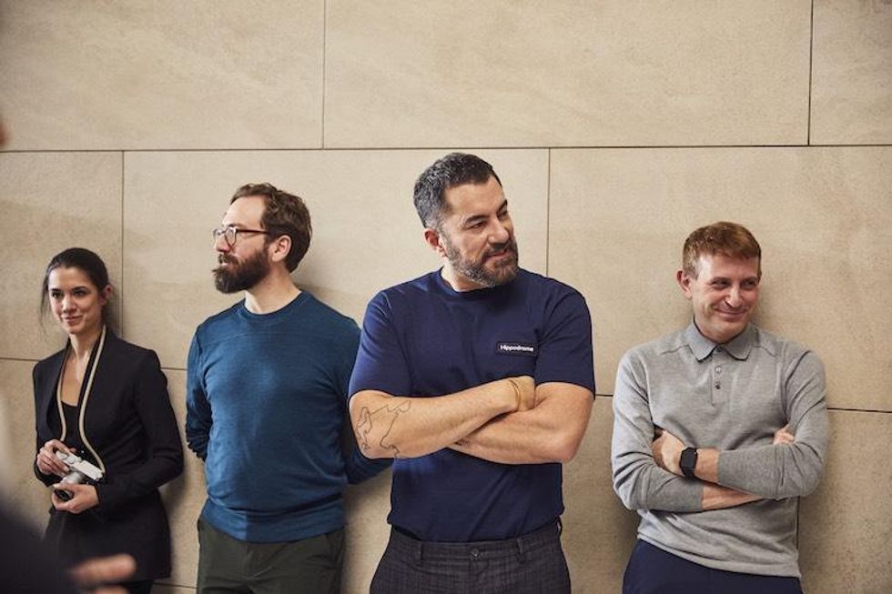 Backstage at the Colorful Perry Ellis Fall 18 Show