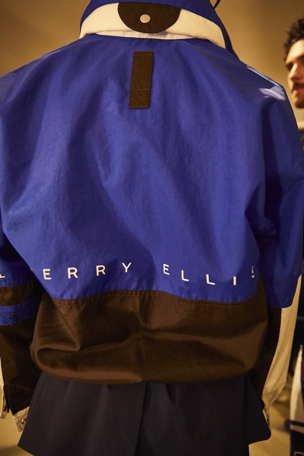 Backstage at the Colorful Perry Ellis Fall 18 Show