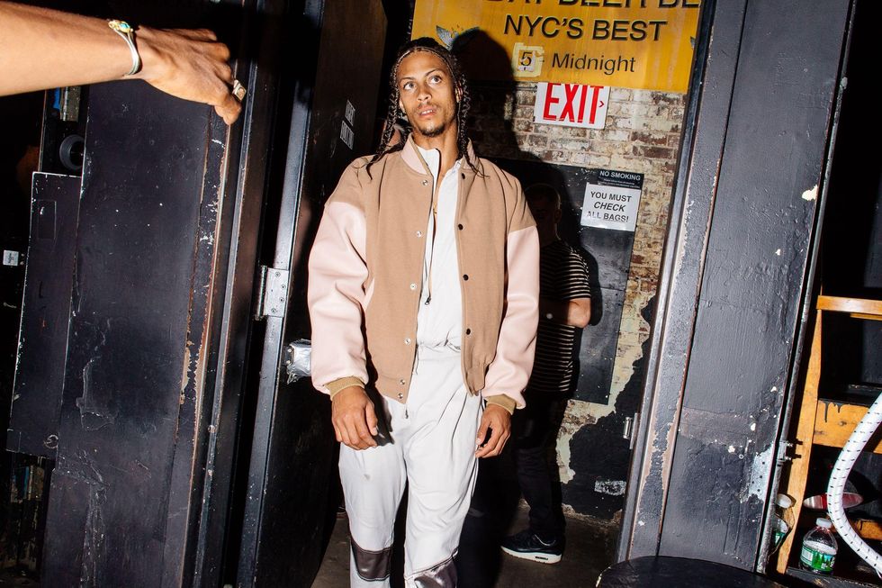 Backstage at Willy Chavarria Spring '18