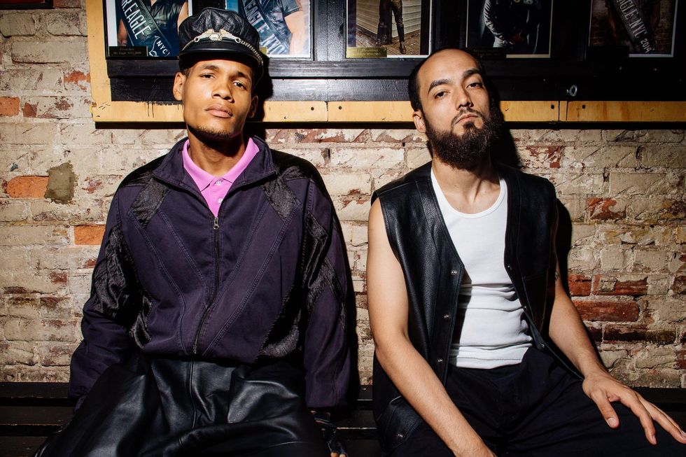 Backstage at Willy Chavarria Spring '18