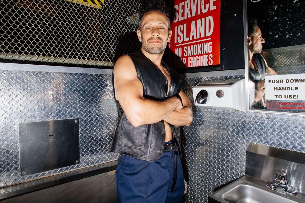 Backstage at Willy Chavarria Spring '18