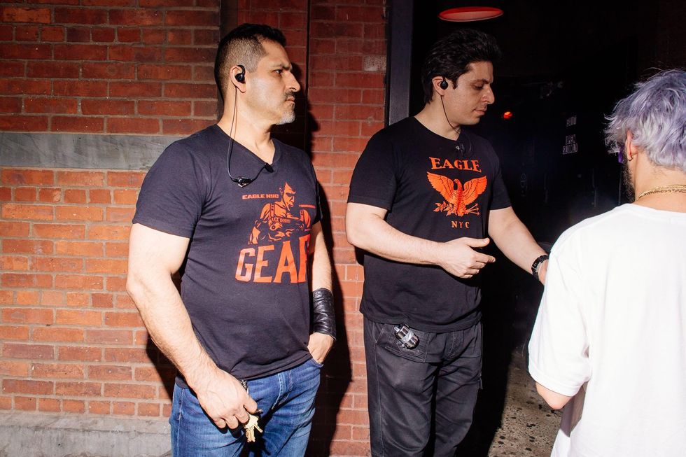 Backstage at Willy Chavarria Spring '18