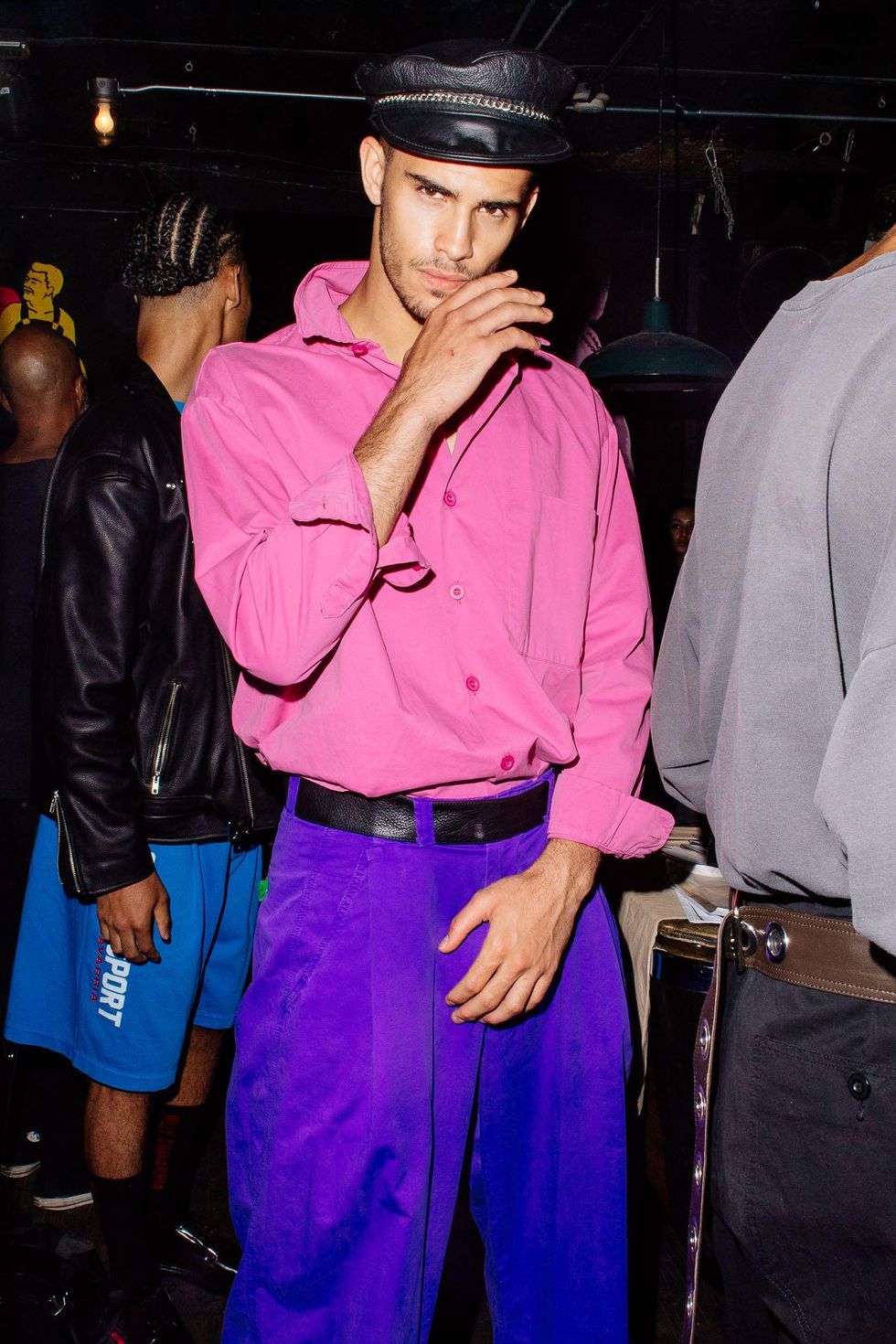 Backstage at Willy Chavarria Spring '18