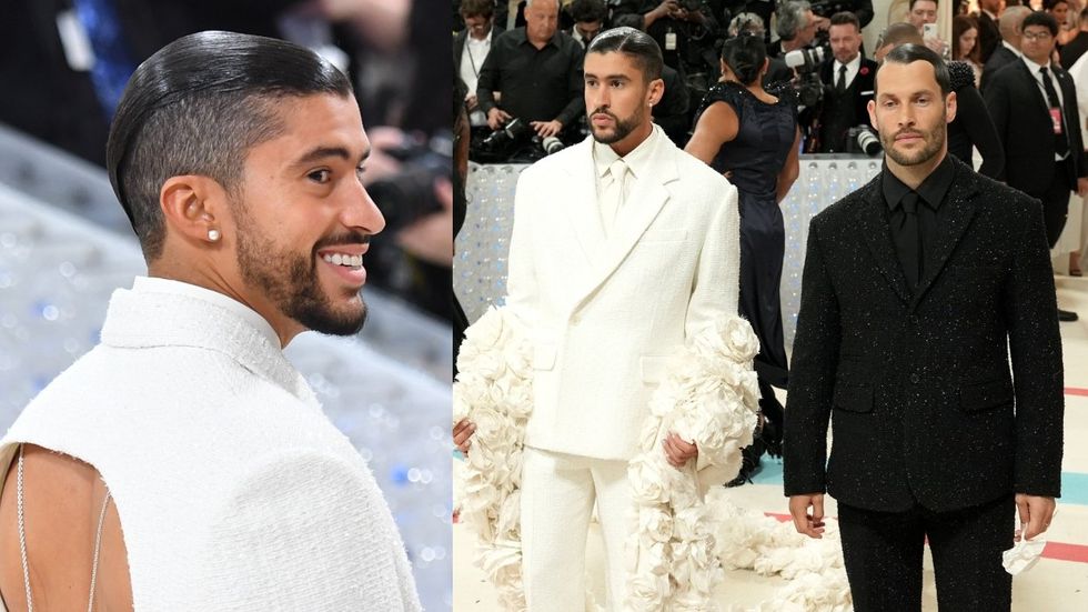 Bad Bunny and Simon Porte Jacquemus