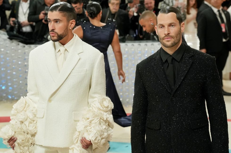 Bad Bunny and Simon Porte Jacquemus